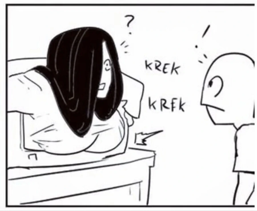 TV에서 귀신이 나오는.Manhwa