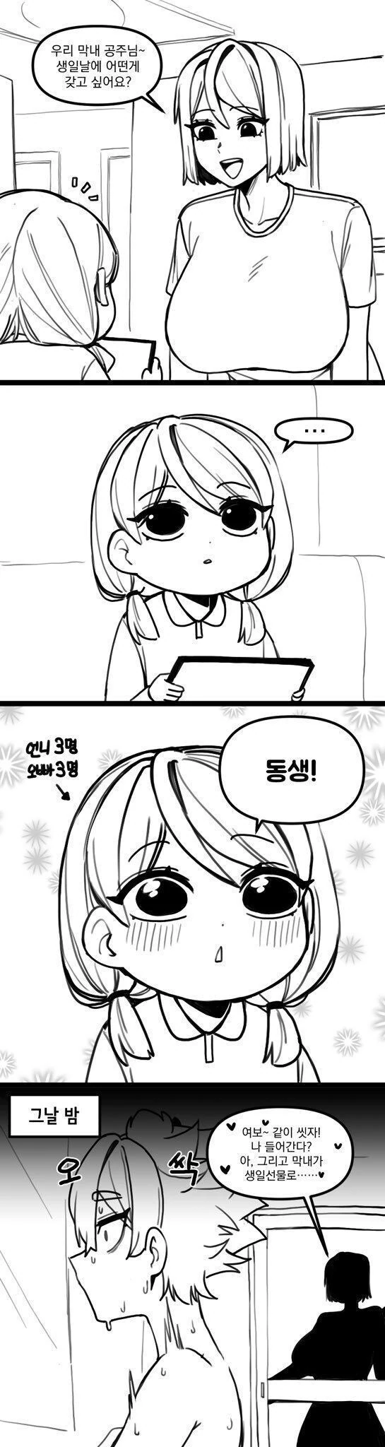 막내의 생일선물.manwha