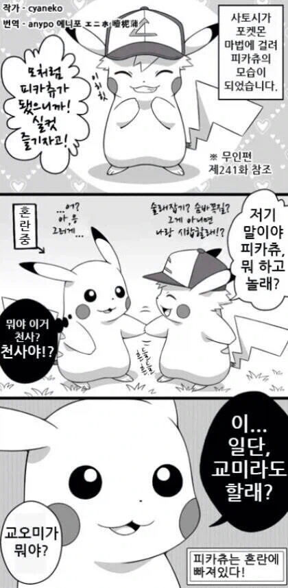 호모?) 포켓몬과 트레이너끼리 가능한 것
