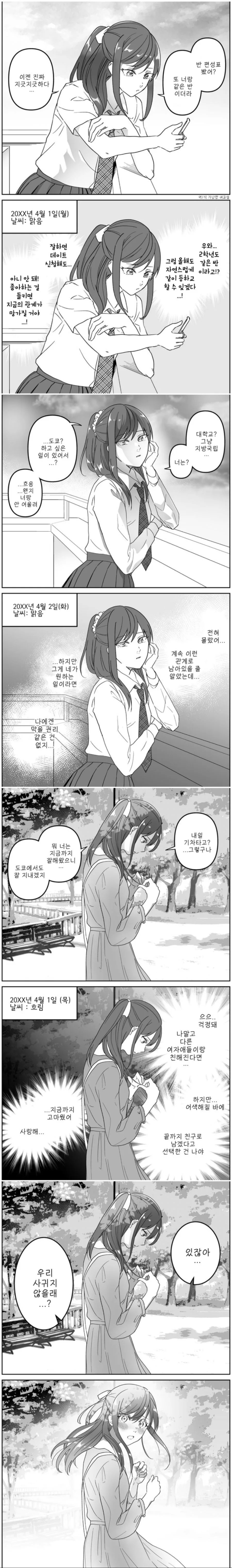 솔직하지 못한 소꿉친구.Manhwa