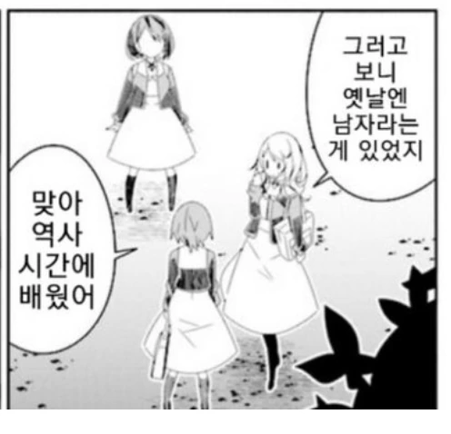 백합 만화에서 남자 취급