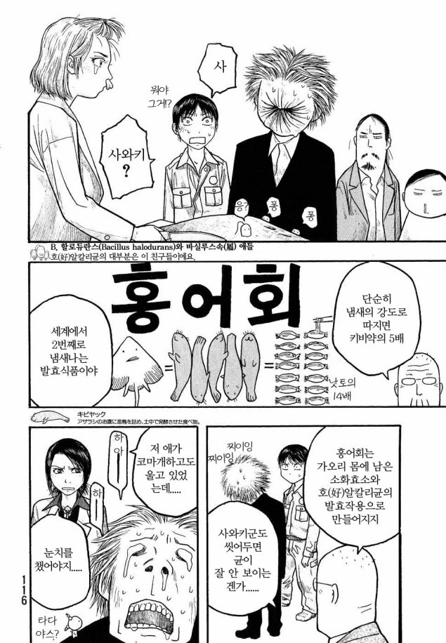 일본 만화에 나온 홍어회 - 이미지 2