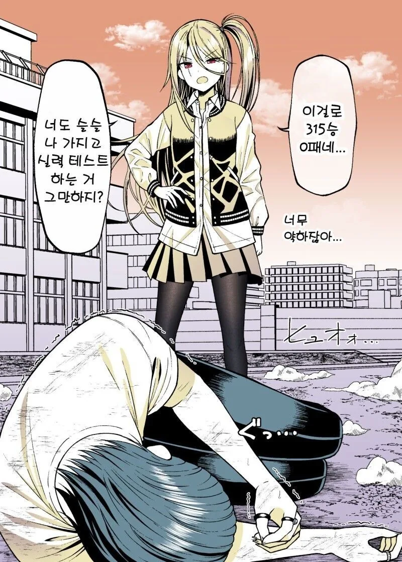 무패의 양키녀가 마침내 진 만화.manhwa