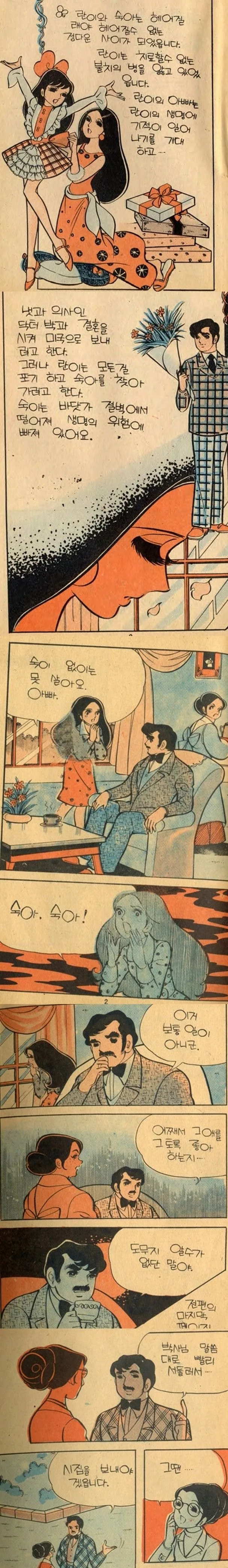 1970년대 백합 만화.manwha