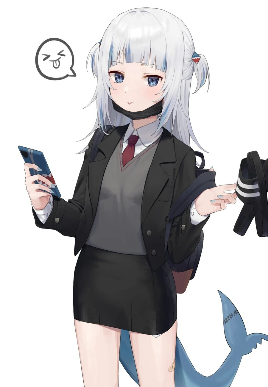 버튜버) 한국 교복 구라