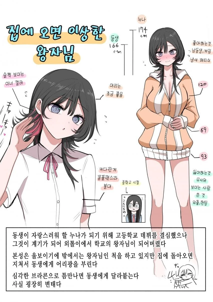 ㅎㅂ)밖에서 왕자 취급 당하는 누나.manhwa - 이미지 7