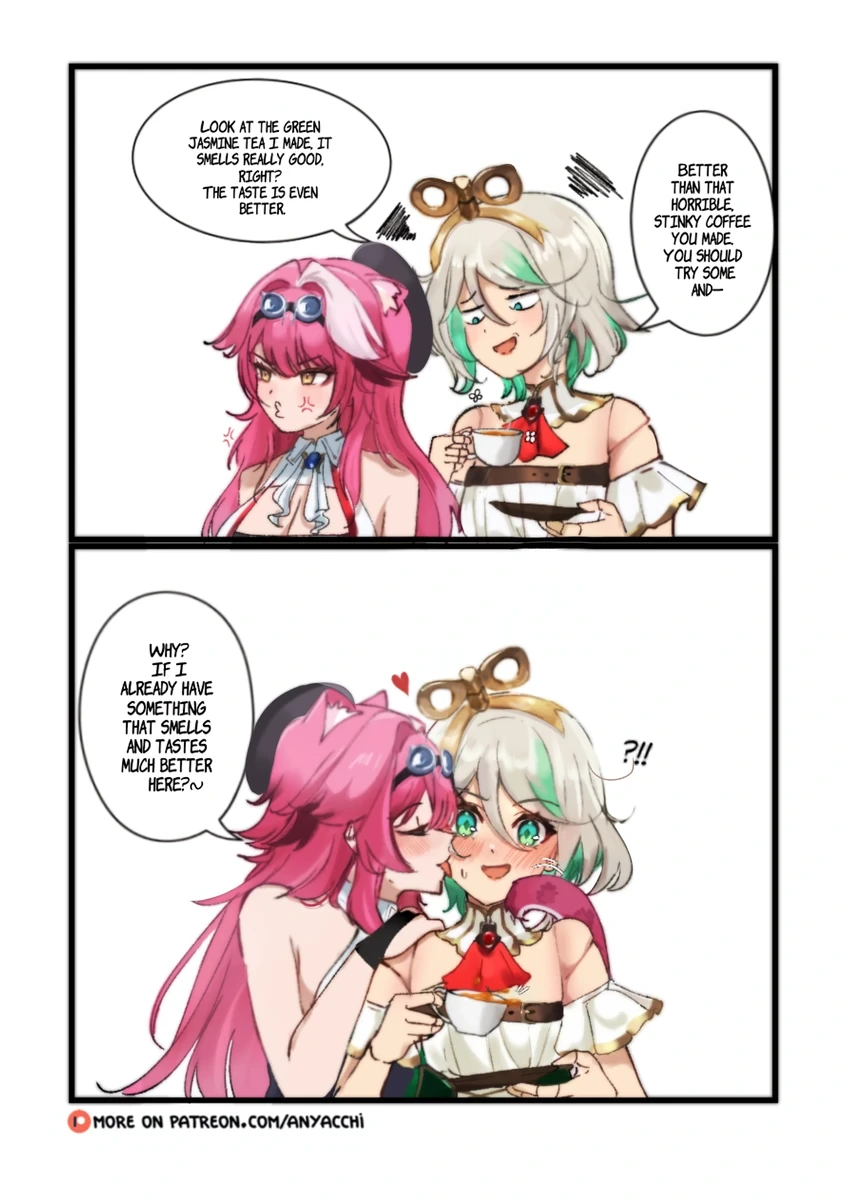 버튜버)커피랑 차 배틀하는 리오라와 씨씨.comic - 이미지 4