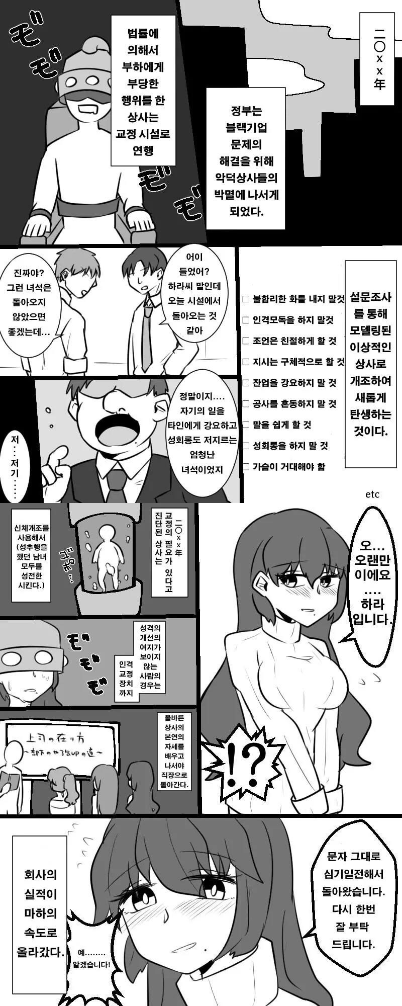 회사의 실적이 마하의 속도로 올라가는.manwha