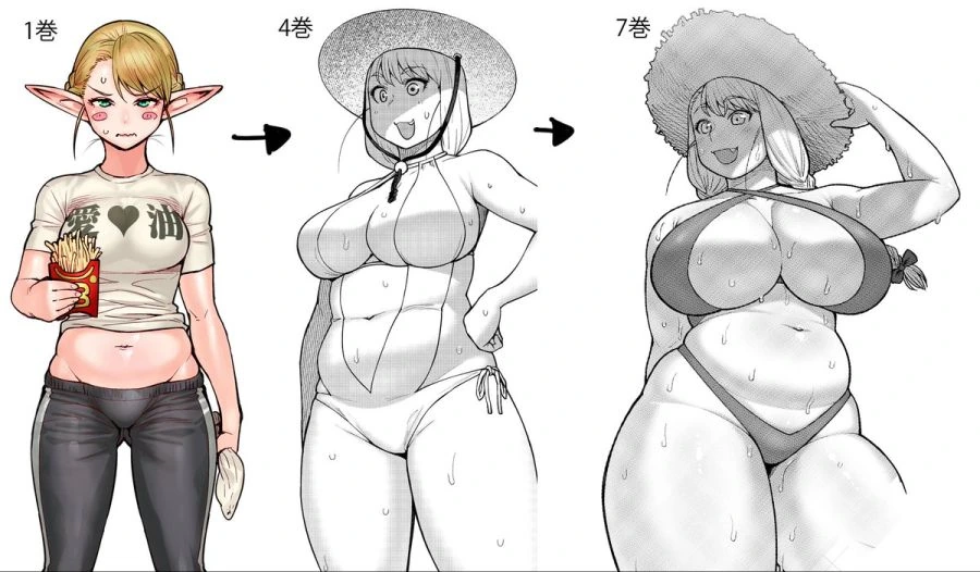 요요 현상과 감자튀김의 무서움을 가르쳐주는 만화.manwha - 이미지 2