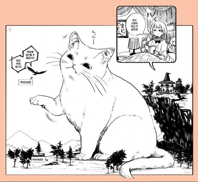 마녀가 고양이 주워서 키우는 만화 - 이미지 4