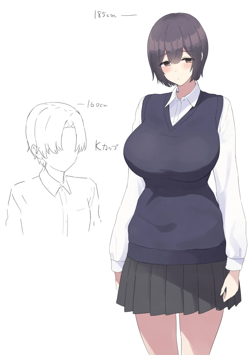 185cm k컵 소꿉겸 여자친구.manga - 이미지 2