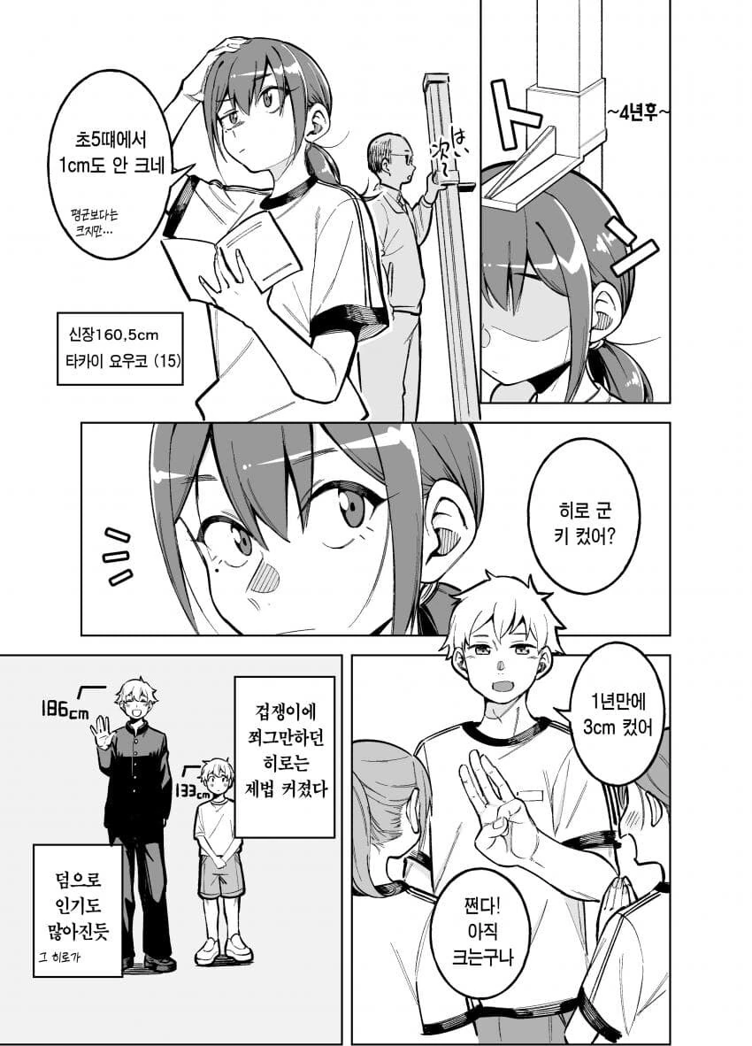 초등학교 때 거인녀와 순애하는.manhwa - 이미지 3