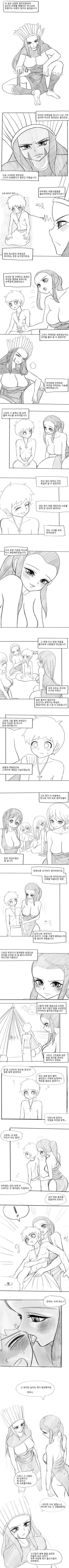 스압)ㅇㅎ)여자 밖에 없는 섬에 조난당한 선교사 만화 - 이미지 3