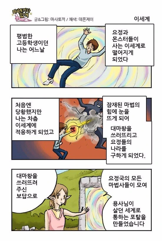 이세계로 소환 당하는.manhwa