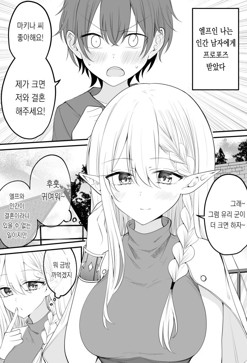 1000살연상 엘프 누나가 리드하는 만회
