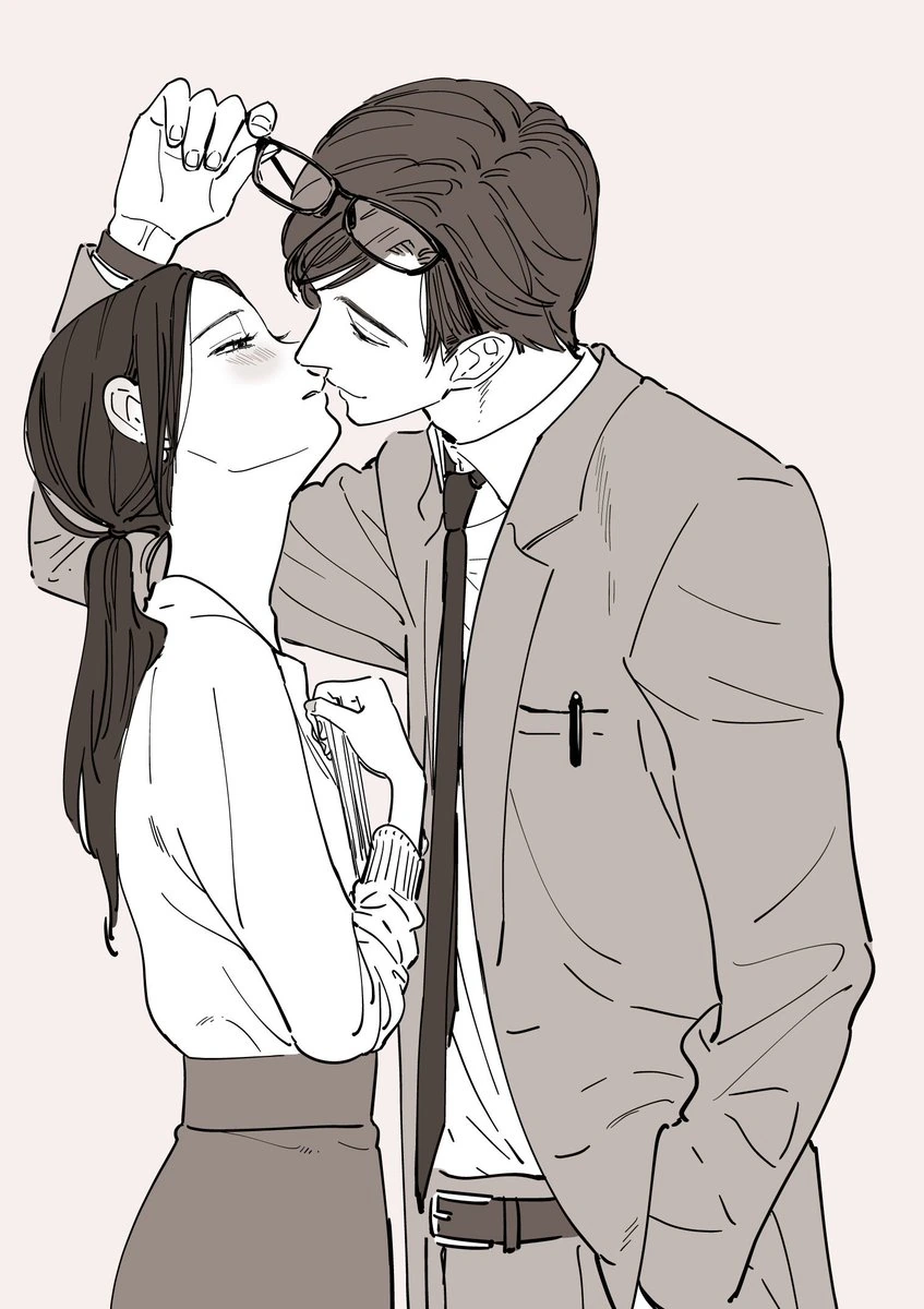 직장에서 몰래 키스하는 만화.manwha