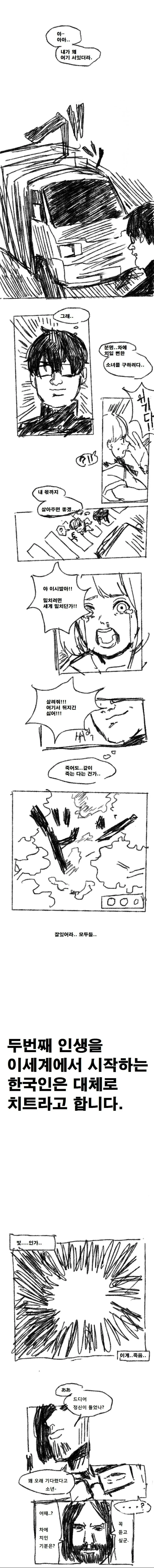 스압) 이세계로 전생하는 만화.manhwa