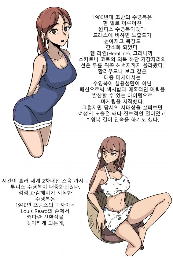 ㅇㅎ)수영복 알아보는 만화.manwha - 이미지 4