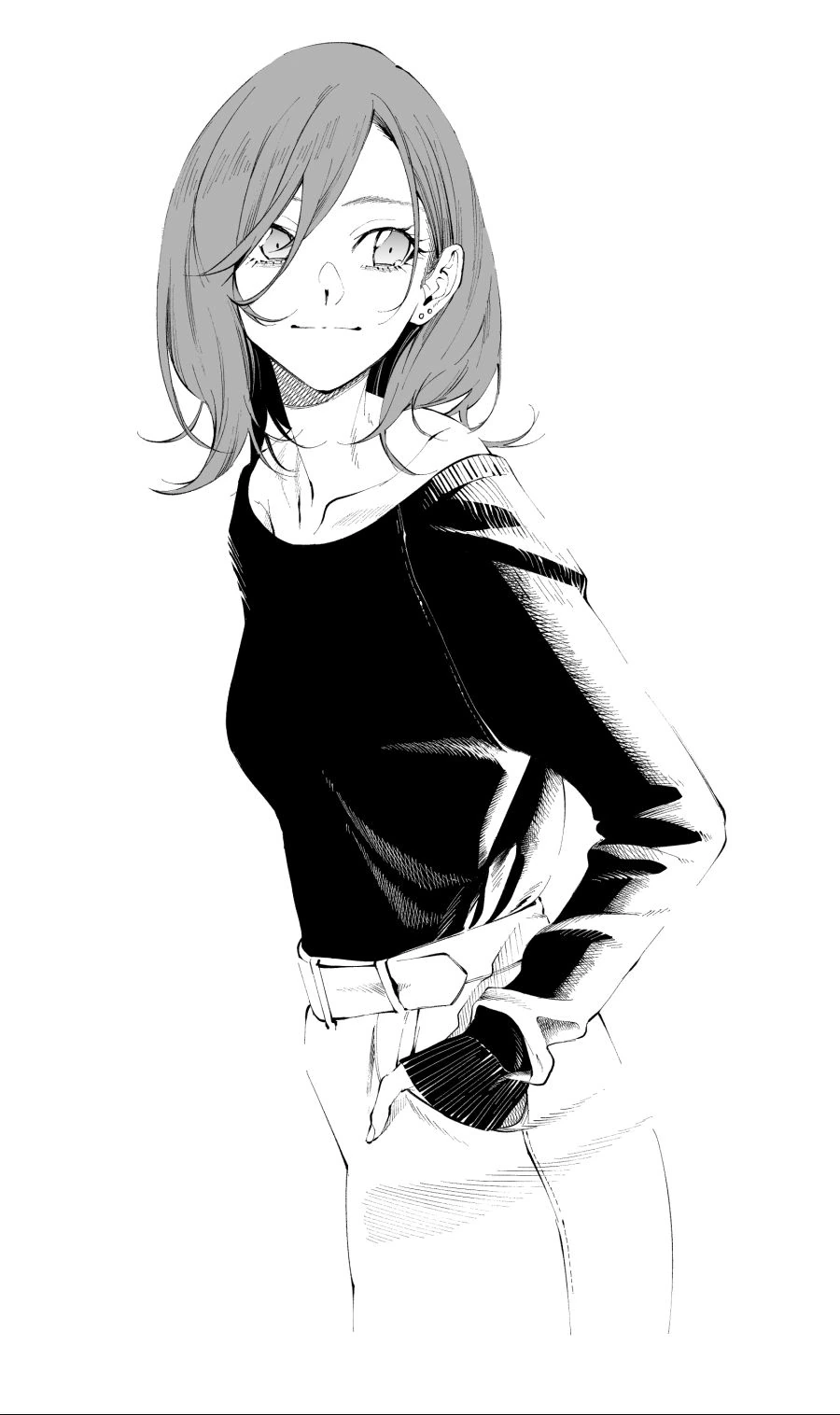 넘긴머리 선배의 비밀.Manga - 이미지 5