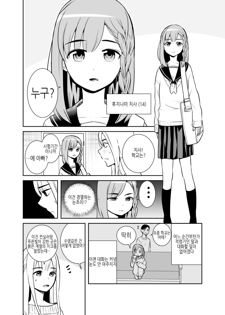 친딸한테 여장하는 걸 들킨 아버지.manga - 이미지 2