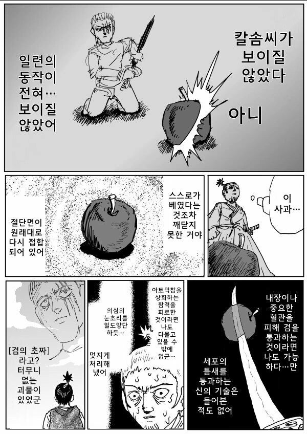 원펀맨) 아토믹 사무라이를 속인 킹 - 이미지 5