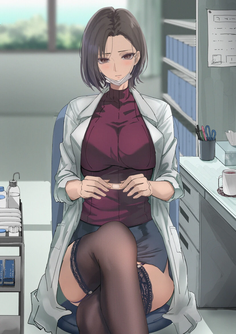 (ㅎㅂ) 복장이 굉장한 양호선생님 - 이미지 2