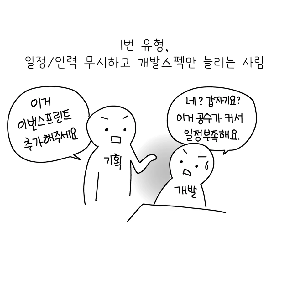 일 X같이하는 기획자 특징 .manwha - 이미지 4