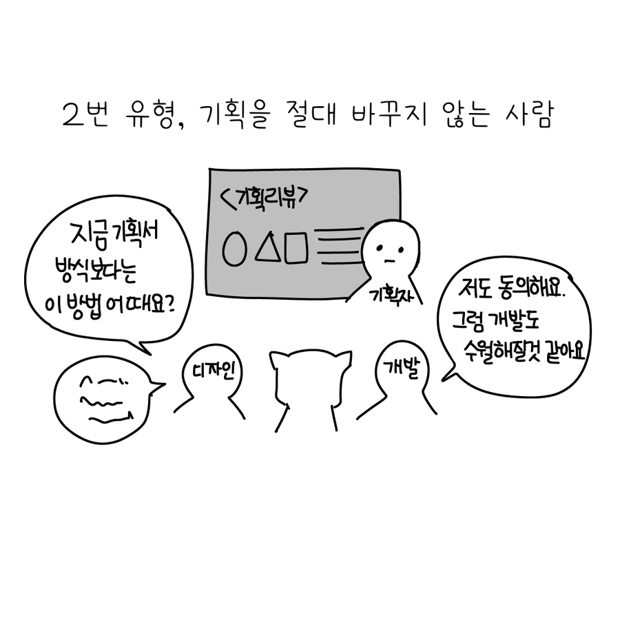 일 X같이하는 기획자 특징 .manwha - 이미지 6