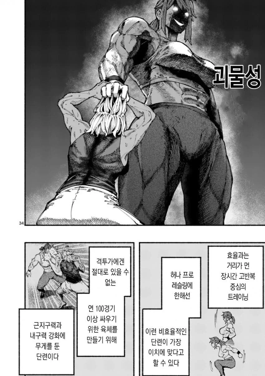 프로레슬러 VS 종합격투가 여자애가 싸우는 .manwha - 이미지 34