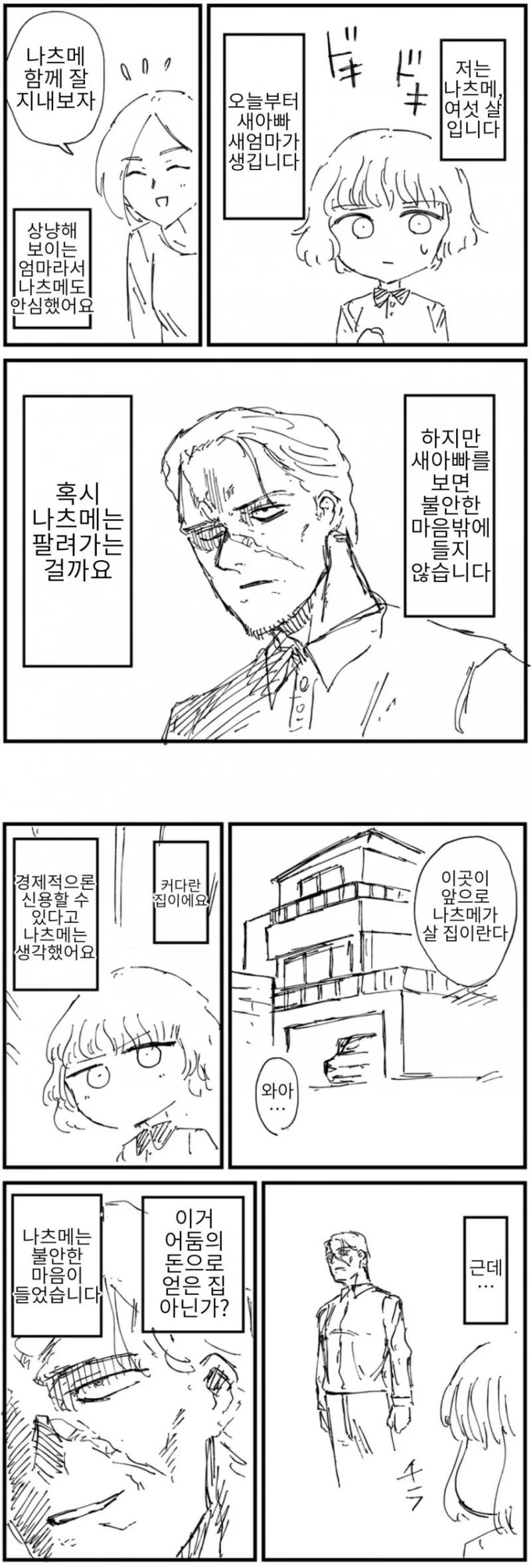 새아빠가 왠지 너무 무서운.manhwa