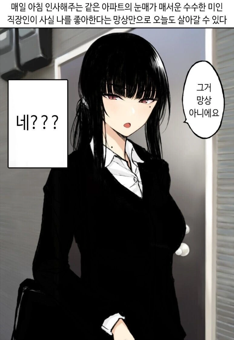 이웃집 눈나로 망상하능 만화