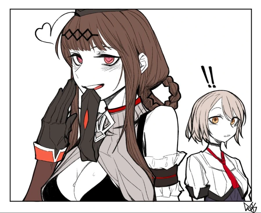 소전) 지휘관 유혹하는 도시락을 견제하는 벡터.manga