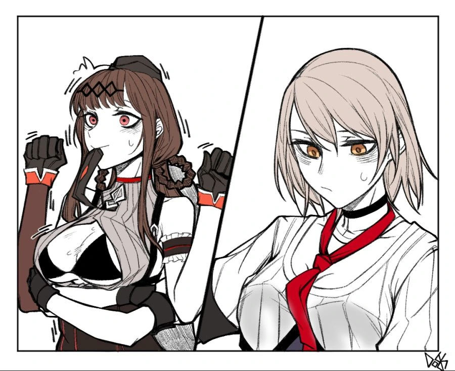 소전) 지휘관 유혹하는 도시락을 견제하는 벡터.manga - 이미지 2