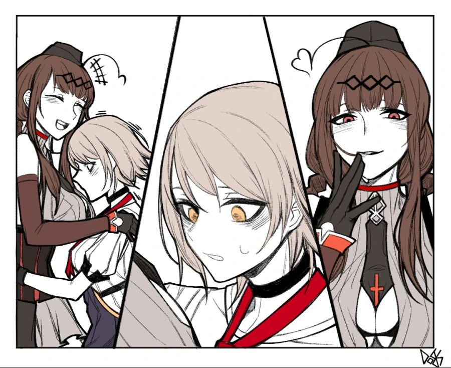 소전) 지휘관 유혹하는 도시락을 견제하는 벡터.manga - 이미지 3