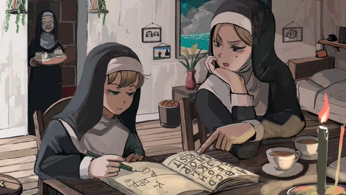 (초스압) 즐거운 수녀원.manhwa (1) - 이미지 8