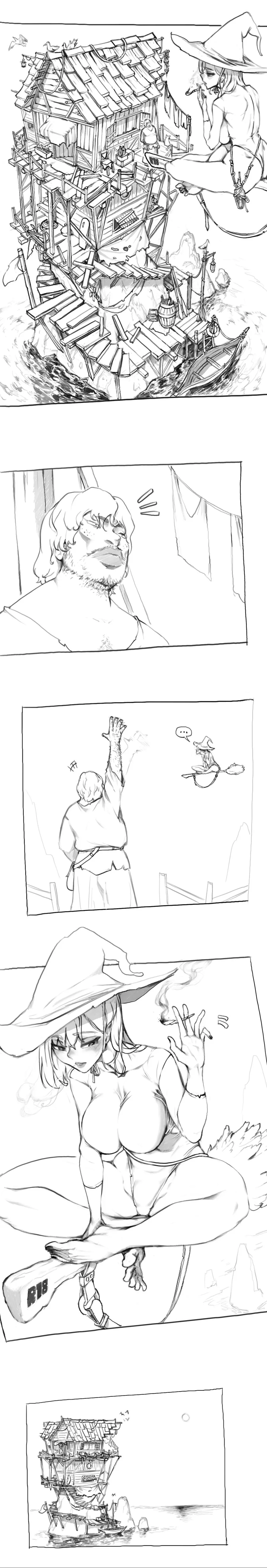 ㅎㅂ)마녀의 출장 manga
