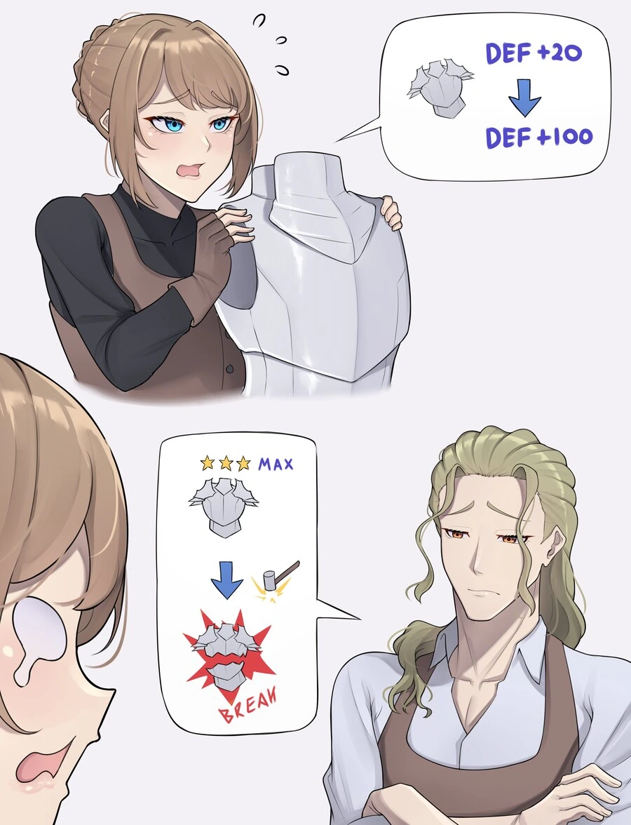 ㅎㅂ) 방어력이 신경쓰이는 여기사.Manhwa - 이미지 2