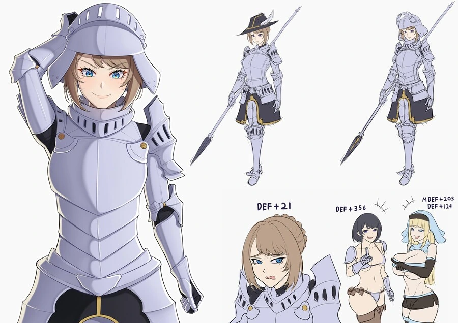 ㅎㅂ) 방어력이 신경쓰이는 여기사.Manhwa - 이미지 4