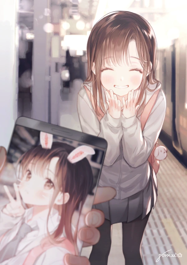 꽁냥대는 기여운 여자애.Manga - 이미지 2