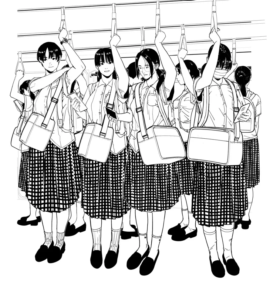 여고생 그림의 변태 같은 디테일.manga