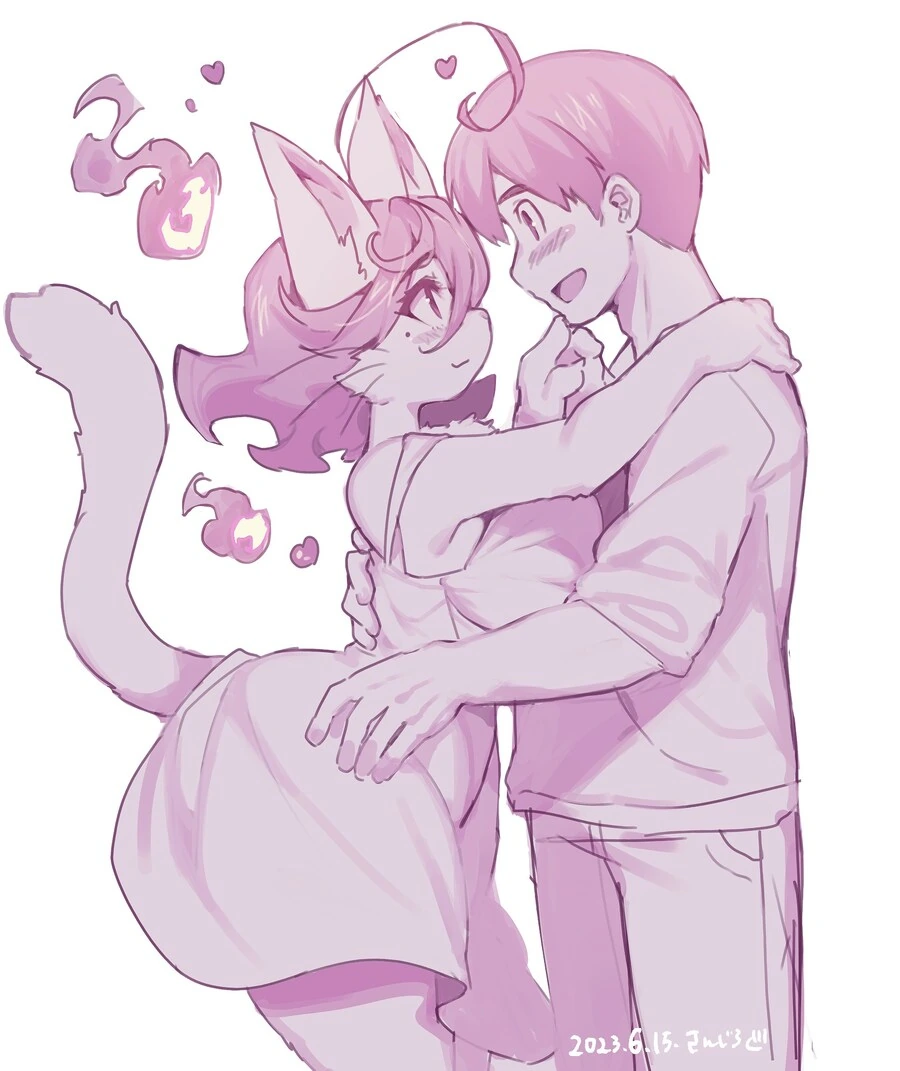 ㄱㅇ 고양이 누나한테 고백하는 만화 - 이미지 12