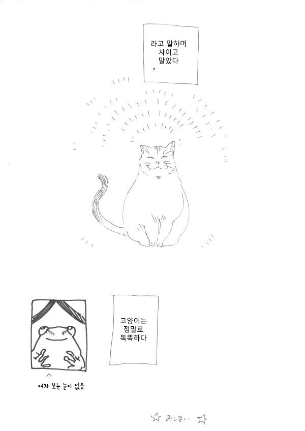 개구리와 고양이.Manga - 이미지 3