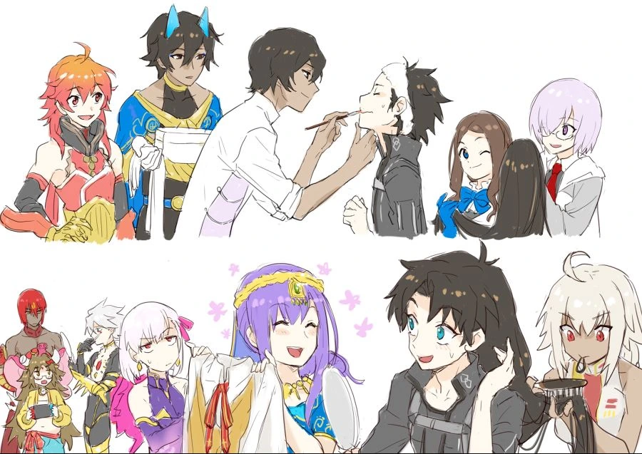 fgo)구다오 여장하는 만화.manhwa