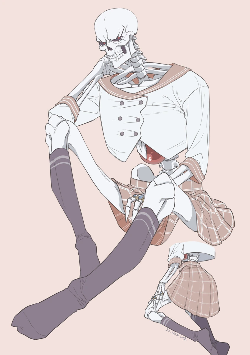ㅎㅂ) 마왕님이 여고생 교복을 입어주는 만화.MANHWA