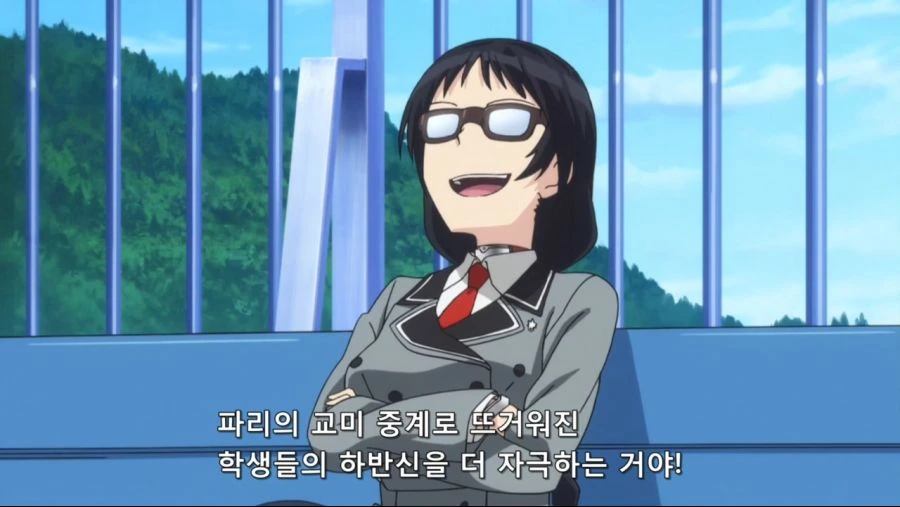 학생들의 하반신을 달궈주고 싶다는 미소녀