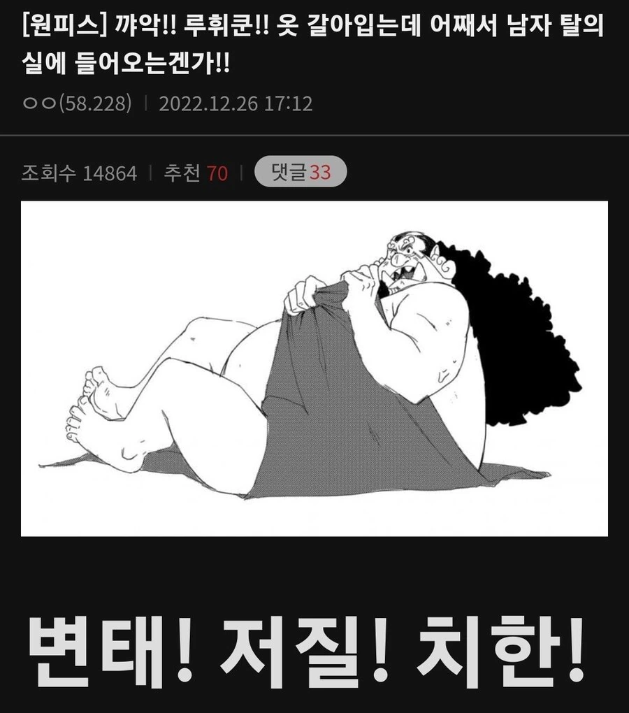원피스) 원버갤에서 징베 이미지 (약혐 - 이미지 8