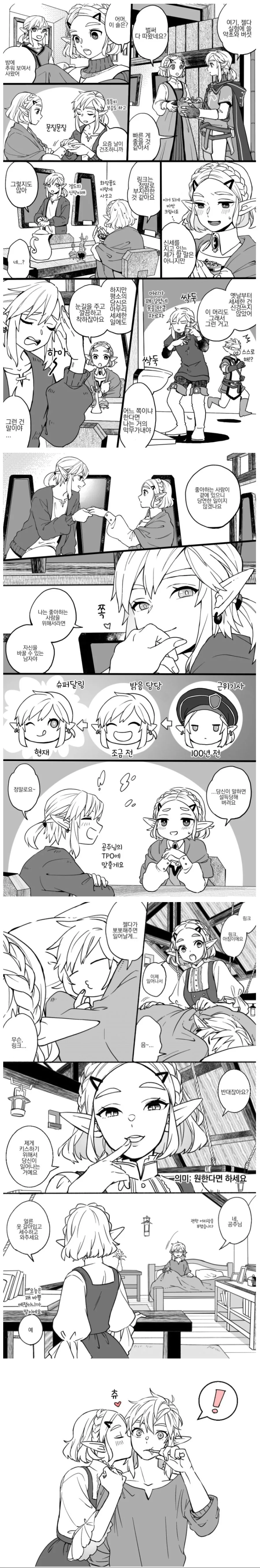젤다) 드디어 지성을 되찾은 링크.manga