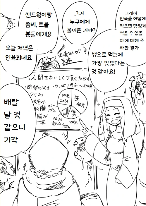 모두의 수녀님 만화- 데이트편 - 이미지 2