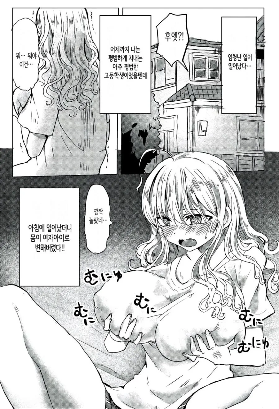 전세계 인구가 전부 여자가 됬는대 나만 ㅈㅈ가 달려버린 만화
