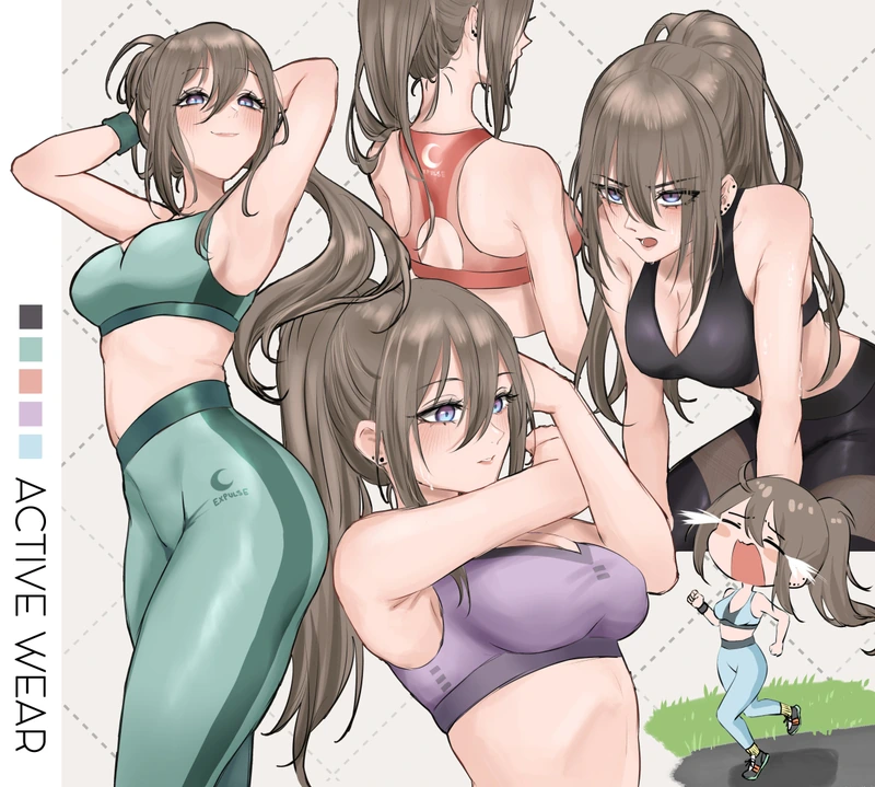 다이어트를 결심하는 눈나.Manga - 이미지 5